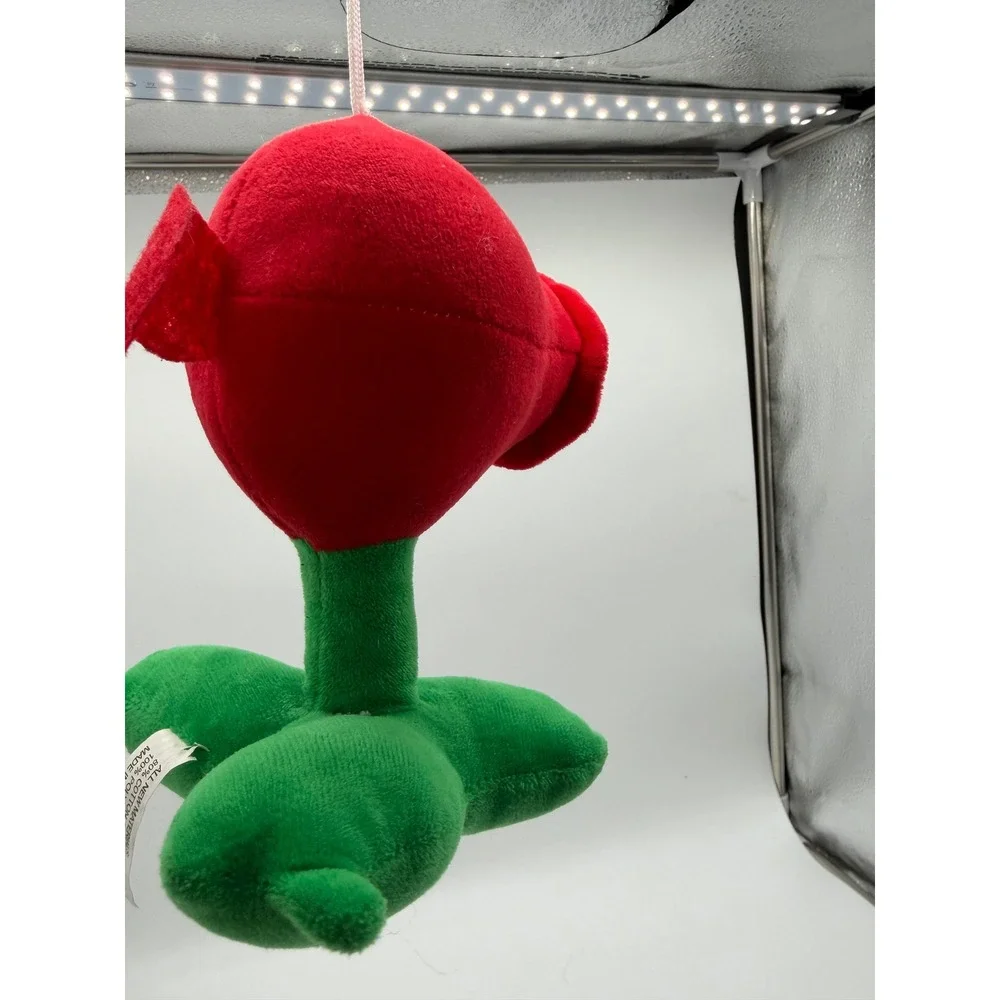 Plants vs Zombies Peashooter Plush Set Green Red 6 inch Stuffed Toy EA Jazwares